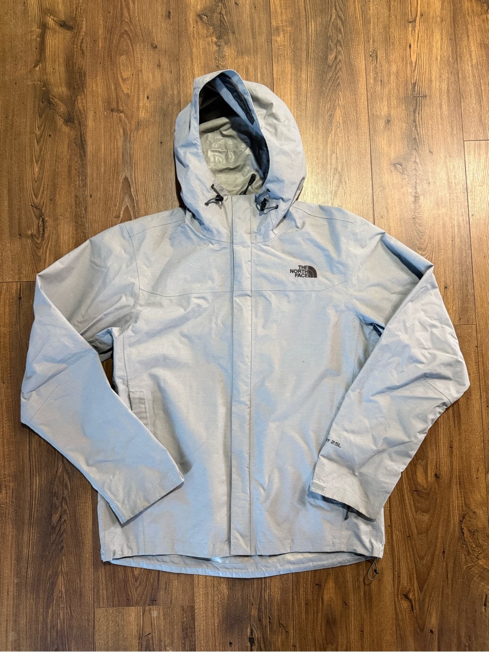 The North Face Hyvent 2.5L Mens Light Grey Jacket Size Medium